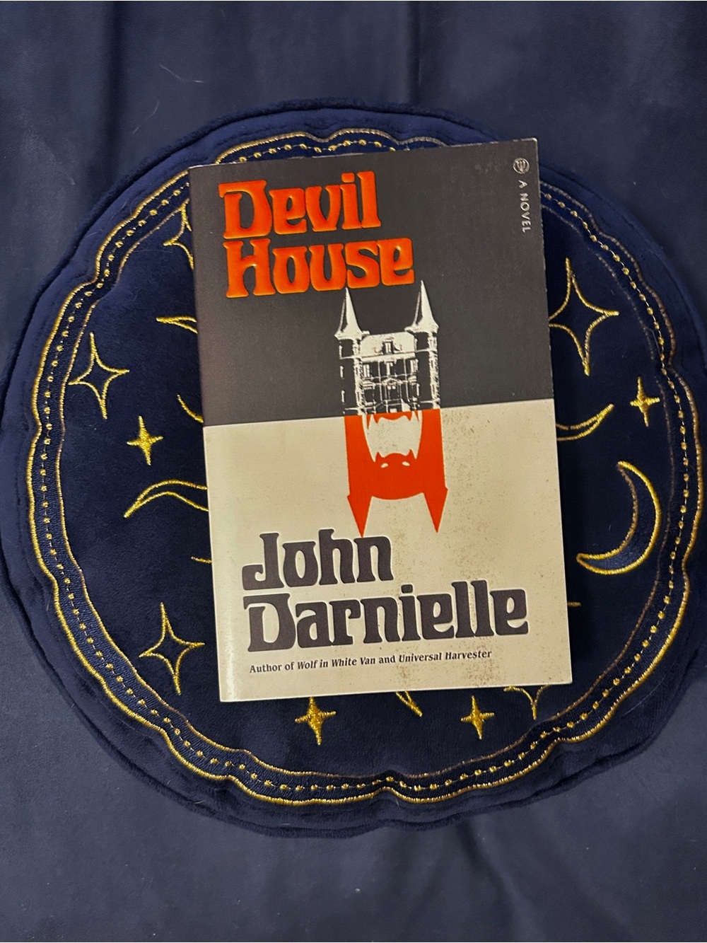 Devil House by John Darnielle - Black, White & Orange Paperback